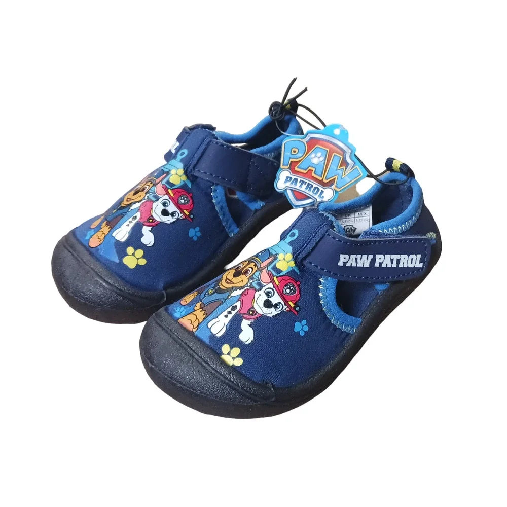 Paw Patrol Chase Marshall Toddler Water Shoes Baby Boys Navy Blue Small (5/6)